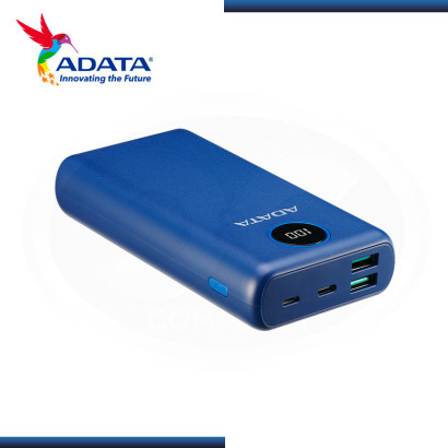 ADATA P20000QCD BLUE USB 3.0 CARGADOR DE BATERIA PORTATIL (PN:AP20000QCD-DGT-CDB)