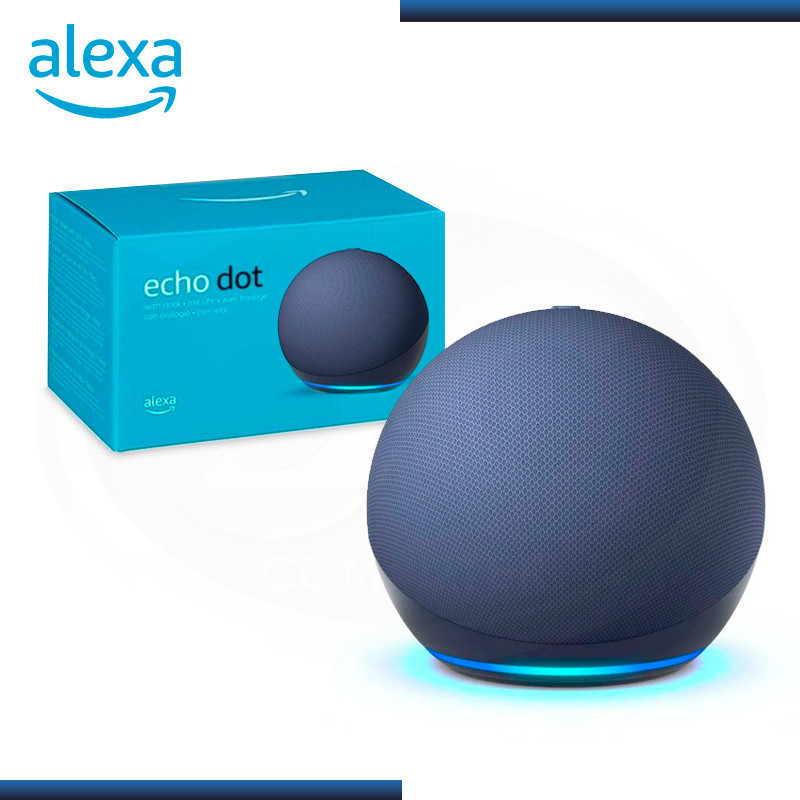 Parlante  Alexa Echo Dot 5ta Generación/ Deep Sea Blue (180282) -  Breaking Technology