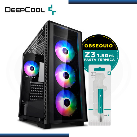 PROMOCION DEEPCOOL: CASE MATREXX 50 ADD-RGB 4F "OBSEQUIO PASTA TERMICA Z3-1.5 Grs" (REF:0-115958)