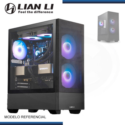 CASE LIAN LI LANCOOL 205 MESH BLACK SIN FUENTE VIDRIO TEMPLADO USB 3.0