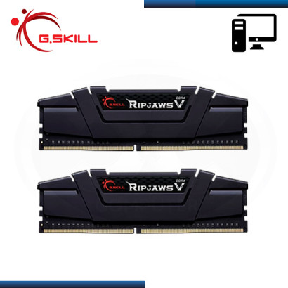 MEMORIA 16GB (8x2) DDR4 G.SKILL RIPJAWS V BLACK BUS 3600MHz (PN:F4-3600C18D-16GVK)