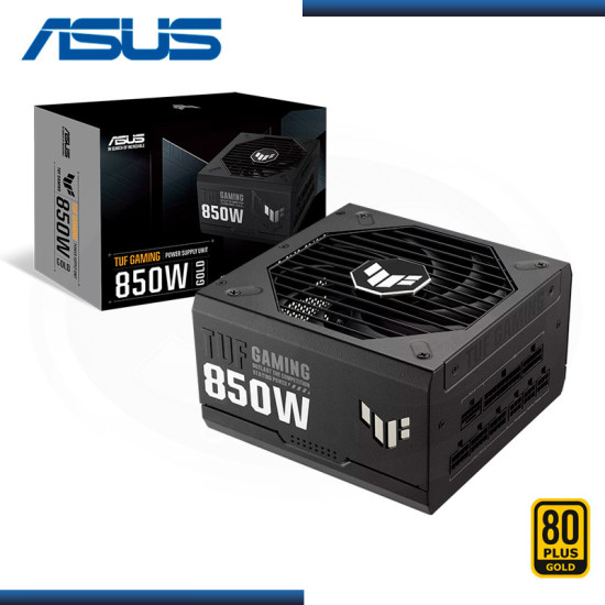 FUENTE ASUS TUF GAMING 850W BLACK 80 PLUS GOLD MODULAR (PN:90YE00S2-B0AA00)