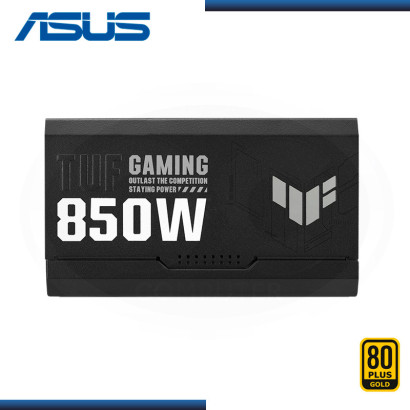 FUENTE ASUS TUF GAMING 850W BLACK 80 PLUS GOLD MODULAR (PN:90YE00S2-B0AA00)