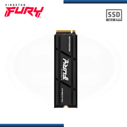 SSD 4TB KINGSTON FURY RENEGADE M.2 2280 NVMe PCIe 4.0x4 CON DISIPADOR (PN:SFYRDK/4000G)
