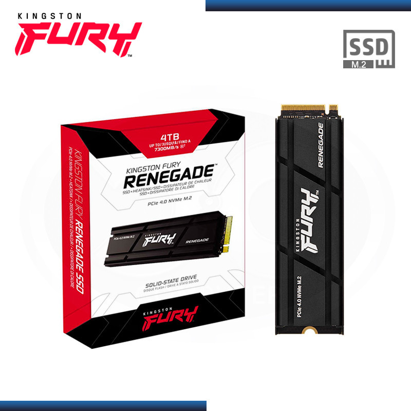 Kingston FURY Renegade M.2 2280 SSD 4TB - SSD M.2 
