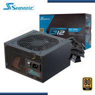 FUENTE SEASONIC G12 GC-750 BLACK 750W 80 PLUS GOLD (PN:A751GCAFH)