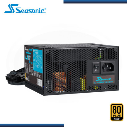 FUENTE SEASONIC G12 GC-750 BLACK 750W 80 PLUS GOLD (PN:A751GCAFH)