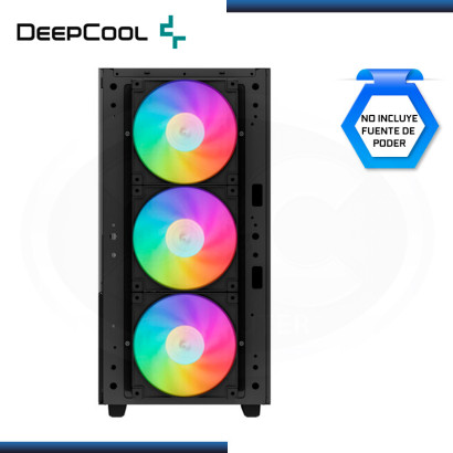 CASE DEEPCOOL CH560 ARGB BLACK SIN FUENTE VIDRIO TEMPLADO USB 3.2 (PN:R-CH560-BKAPE4-G-1)