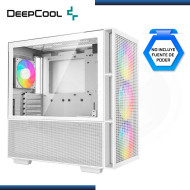 CASE DEEPCOOL CH560 ARGB WHITE SIN FUENTE VIDRIO TEMPLADO USB 3.2 (PN:R-CH560-WHAPE4-G-1)