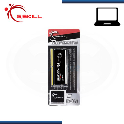 MEMORIA 16GB DDR5 G.SKILL RIPJAWS SODIMM BUS 4800MHz (PN:F5-4800S3434A16GX1-RSF5)