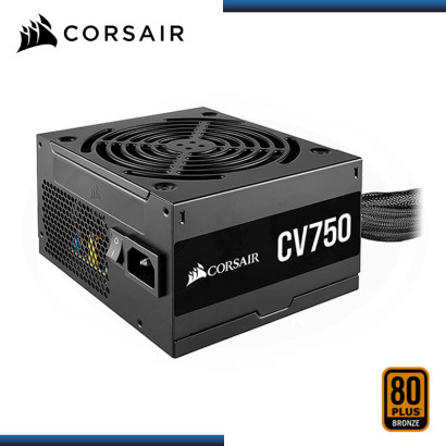 FUENTE CORSAIR CV750 750W 80 PLUS BRONZE BLACK (PN:CP-9020237-WW)