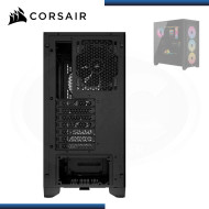 CASE CORSAIR 3000D AIRFLOW BLACK SIN FUENTE VIDRIO TEMPLADO USB 3.2 (PN:CC-9011251-WW)