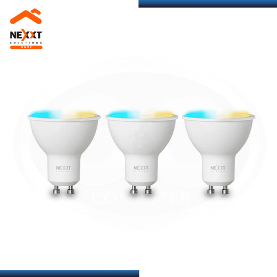 FOCO NEXXT LED INTELIGENTE WI-FI LUZ CALIDA BLANCA (PN:NHB-W320 3PK)