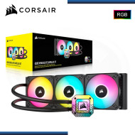 CORSAIR iCUE H150i ELITE CAPELLIX BLACK RGB 360MM REFRIGERACION LIQUIDO AMD/INTEL (PN:CW-9060070-WW)