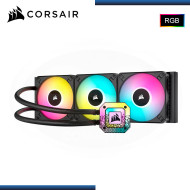 CORSAIR iCUE H150i ELITE CAPELLIX BLACK RGB 360MM REFRIGERACION LIQUIDO AMD/INTEL (PN:CW-9060070-WW)