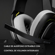 AUDIFONO ASTRO A10 G2 BLACK MULTIPLATAFORMA CON MICROFONO COMPATIBLE MAC/PS5/XBOX/SWITCH (PN:939-002055)