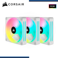 CORSAIR iCUE LINK QX120 RGB WHITE PACKx3 120MMx25MM COOLER PARA CASE (PN:C0-9051006-WW)