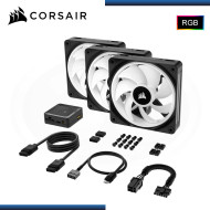 CORSAIR iCUE LINK QX120 RGB BLACK KIT DE INICIO PACKx3 120MMx25MM COOLER PARA CASE (PN:C0-9051002-WW)