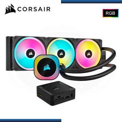 CORSAIR iCUE LINK H150i RGB AIO BLACK 360MM REFRIGERACION LIQUIDO AMD/INTEL (PN:CW-9061003-WW)