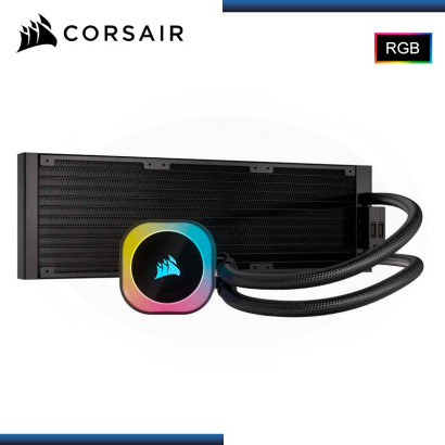 CORSAIR iCUE LINK H150i RGB AIO BLACK 360MM REFRIGERACION LIQUIDO AMD/INTEL (PN:CW-9061003-WW)