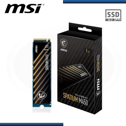 SSD MSI SPATIUM M450 1TB M.2 NVMe M.2 PCIe 4.0 (PN:4711377022484)