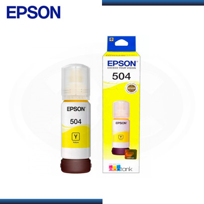 BOTELLA DE TINTA EPSON T504 AMARILLO 70ML (PN:T504420-AL)