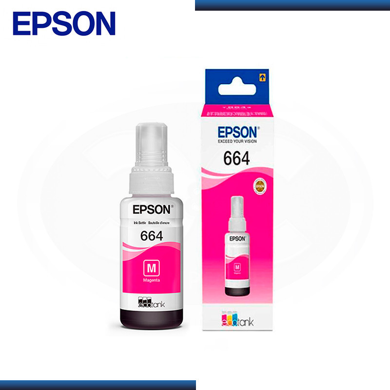 BOTELLA DE TINTA EPSON 664 MAGENTA 70ML (PN:T664320-AL)