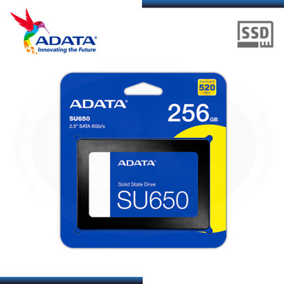SSD 256GB ADATA ULTIMATE SU650 SATA 6GB/s 2.5" (PN:ASU650SS-256GT-R)