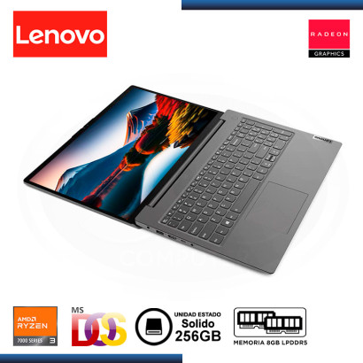 LAPTOP LENOVO V15 AMD RYZEN 3-3250U IRON GREY 15.6"/8GB/1TB /FREEDOS (PN:82C70041LM)