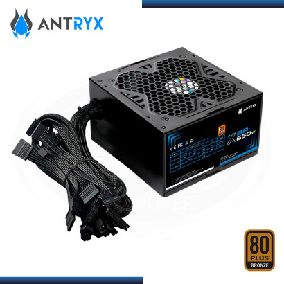 FUENTE ANTRYX XBR-650 650W 80 PLUS BRONZE (PN:FP-650W)