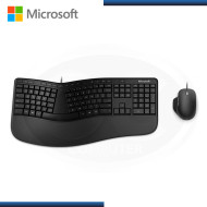 KIT MICROSOFT ERGONOMIC DESKTOP FOR BUSINESS BLACK TECLADO USB + MOUSE USB (PN:RJY-00003)