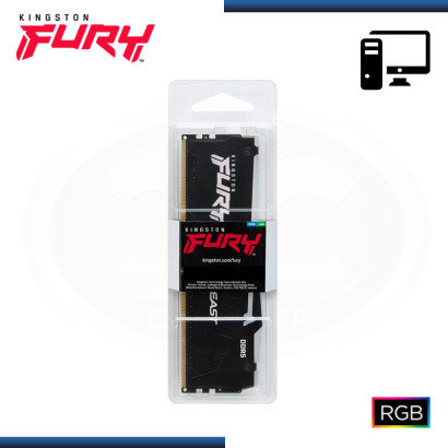MEMORIA 8GB DDR5 KINGSTON FURY BEAST BLACK BUS 5600MHz (PN:KF556C40BBA-8)