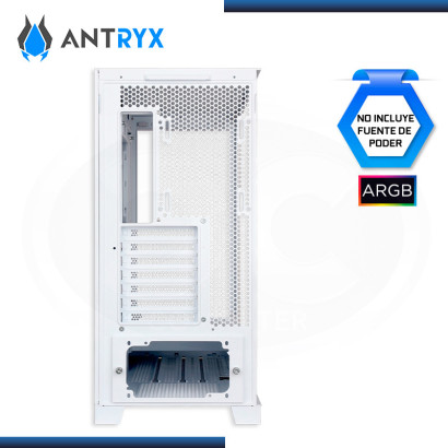 CASE ANTRYX FX 950 ARGB WHITE SIN FUENTE VIDRIO TEMPLADO USB 3.1/USB 3.0 (PN:AC-FX9050W)