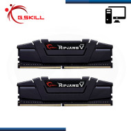 MEMORIA 32GB (16GBx2) DDR4 G.SKILL RIPJAWS V BLACK BUS 3600MHz (PN:F4-3600C18D-32GVK)