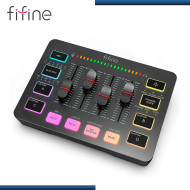 MIXER FIFINE AMPLIGAME SC3 BLACK RGB MEZCLADOR USB