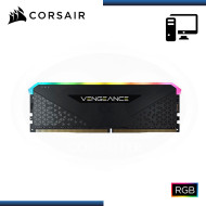 MEMORIA 8GB DDR4 CORSAIR VENGEANCE RGB RS BUS 3200MHZ BLACK COMPATIBLE INTEL/AMD (PN:CMG8X4M1E3200C16)