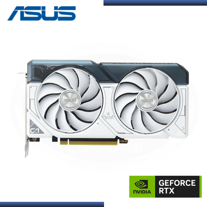 ASUS GEFORCE RTX 4060 8GB GDDR6 128BITS DUAL OC EDITION WHITE (PN:90YV0JC2-M0AA00)