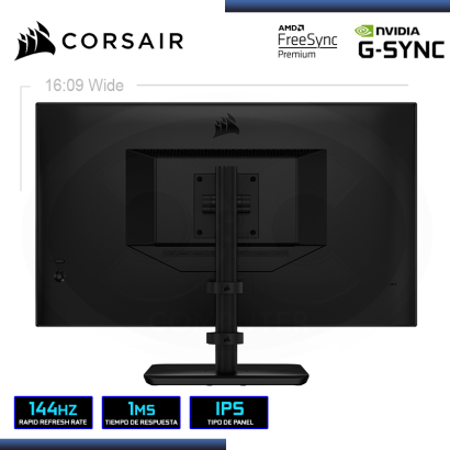 MONITOR LED 32" CORSAIR XENEON 32UHD144-A 3840x2160 HDMI DP 1MS/144Hz/FREESYNC PREMIUM/COMPATIBLE NVIDIA G-SYNC