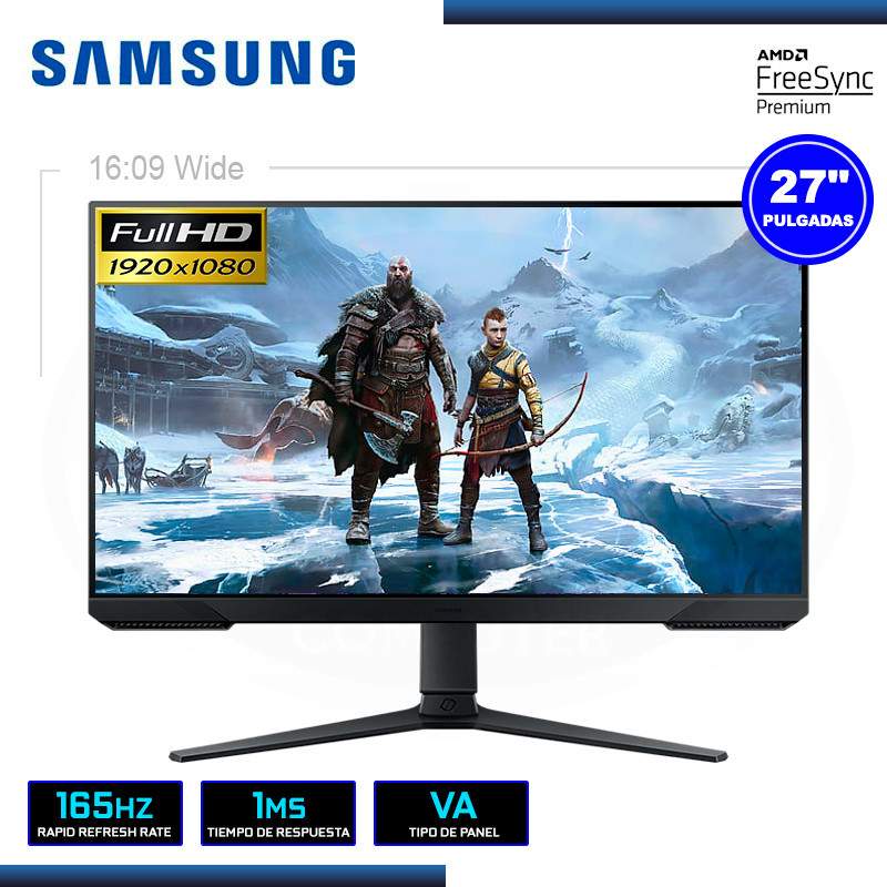 MONITOR LED 27 SAMSUNG LS27AG320NLXPE 1920x1080 HDMI DP 1MS/165Hz
