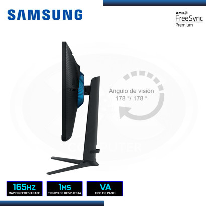 Monitor Gamer Samsung Full HD 24 Pulgadas LS24AG320NNXZA
