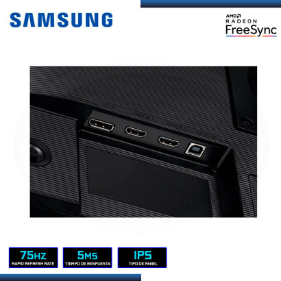 MONITOR LED 23.8" SAMSUNG PROFESIONAL LF24T452FQNXGO 1920x1080 HDMI DP USB-Hub 5MS/75Hz/FREESYNC