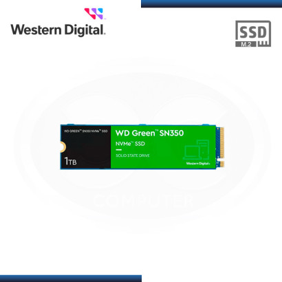 Disco SSD M.2 Green SN350 NVMe de 1TB WD - HDD SSD M.2