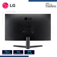 MONITOR LED 27" LG 27MP60G-B 1920x1080 HDMI DP VGA 1MS/75HZ/FREESYNC