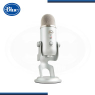 MICROFONO BLUE YETI STREAMING CARDIOID SILVER USB (PN:988-000506)