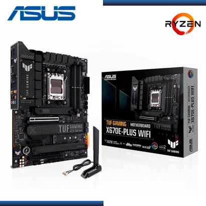 PLACA ASUS TUF GAMING X670E-PLUS WI-FI DDR5 AMD RYZEN AM5 (PN:90MB1BK0-M0EAY0)