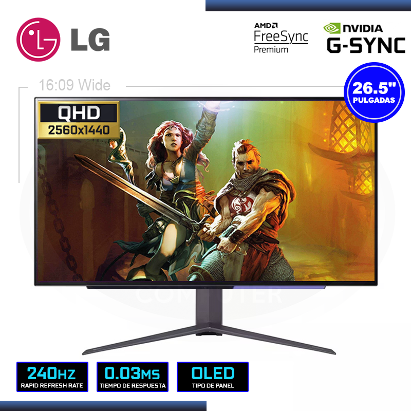 Monitor para PC LG de 27 pulgadas 27GN600-B