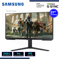 MONITOR LED 27" SAMSUNG LS27BG402ENXGO ODYSSEY G4 1920x1080 HDMI DP 1MS/240Hz/FREESYNC PREMIUM/COMPATIBLE NVIDIA G-SYNC