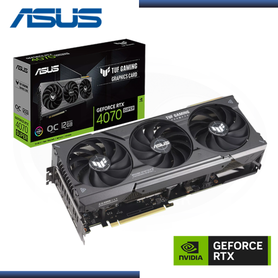 ASUS GEFORCE RTX 4070 SUPER 12GB GDDR6X 192BITS OC TUF GAMING (PN:TUF-RTX4070S-O12-GAMING)