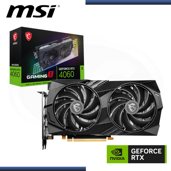 MSI GEFORCE RTX 4060 8GB GDDR6 128BITS GAMING X (PN:912-V516-011)