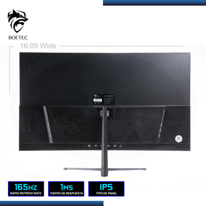 MONITOR LED 27" BOETEC OPTIMUS 2560x1440 HDMI DP 1MS/165HZ